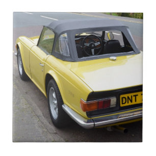 Classic TR6 Triumph Sportscar Tile