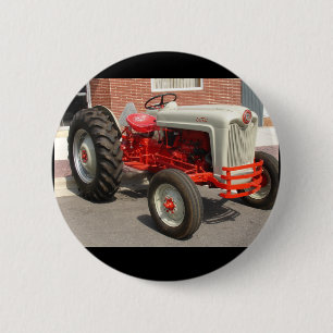 Classic Tractor Bathroom 6 Cm Round Badge