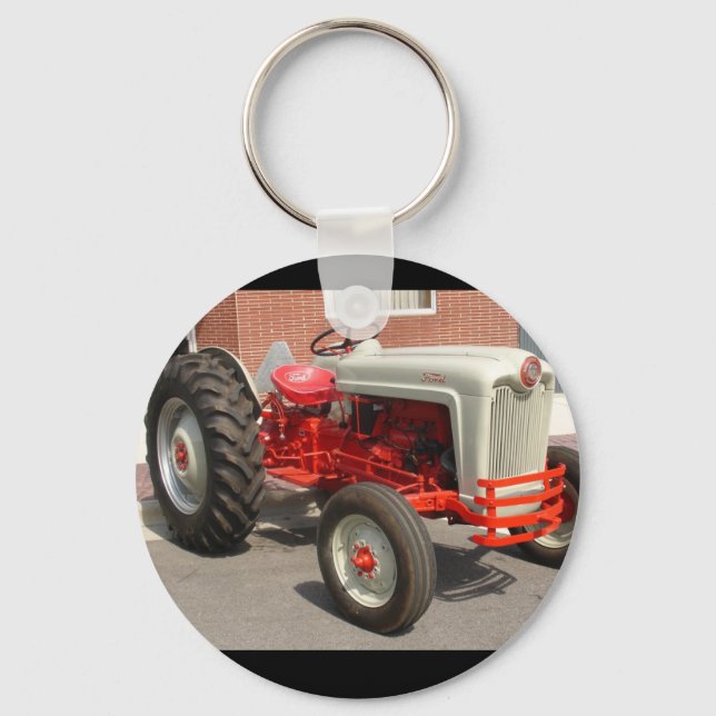 Classic Tractor Bathroom  Key Ring (Front)