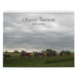 Classic Tractors Customisable Calendar