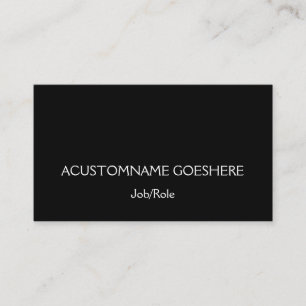 Classic, Traditional Business Card