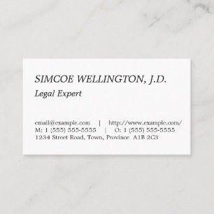 Classic & Traditional Professional Business Card