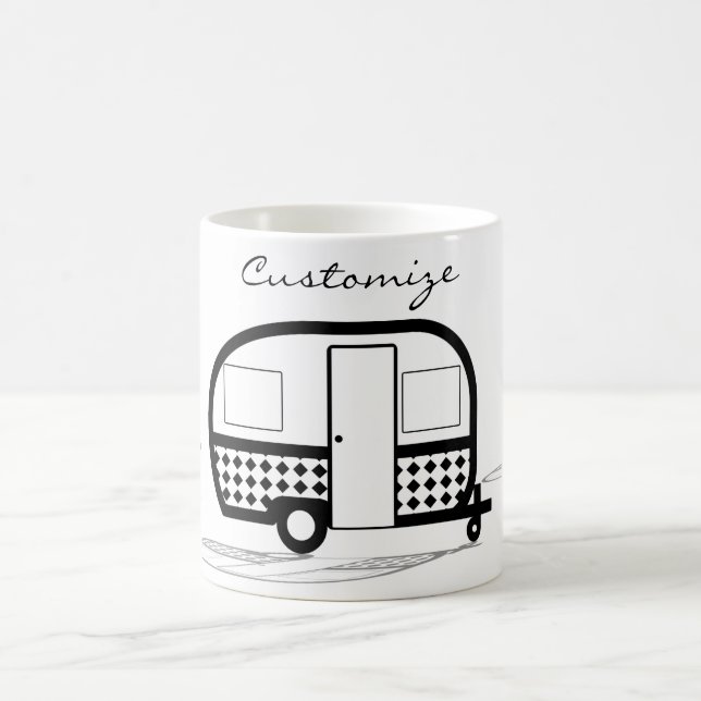 Classic Travel Trailer Caravan Thunder_Cove Coffee Mug (Center)