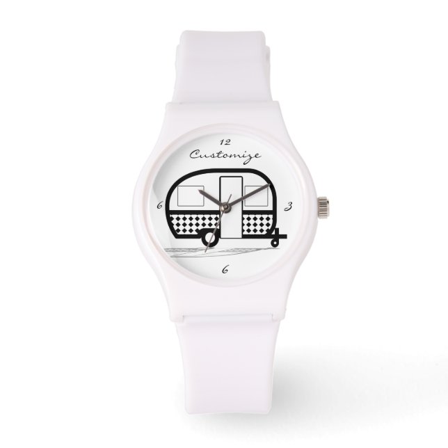 Classic Travel Trailer Caravan Thunder_Cove Watch (Front)