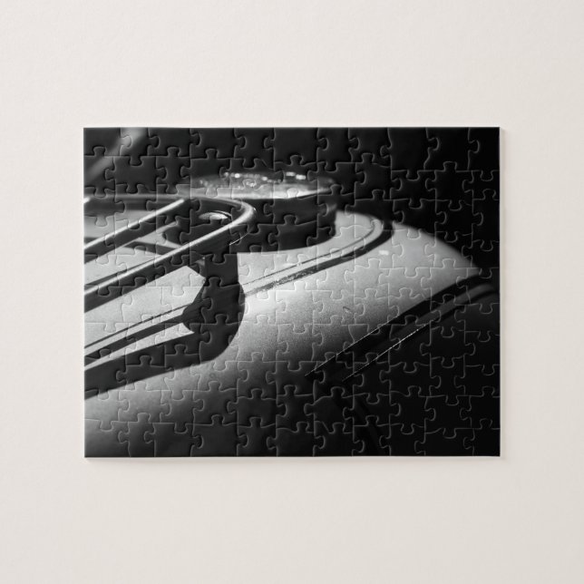 Classic Triumph Motorcycle Jigsaw Puzzle (Horizontal)
