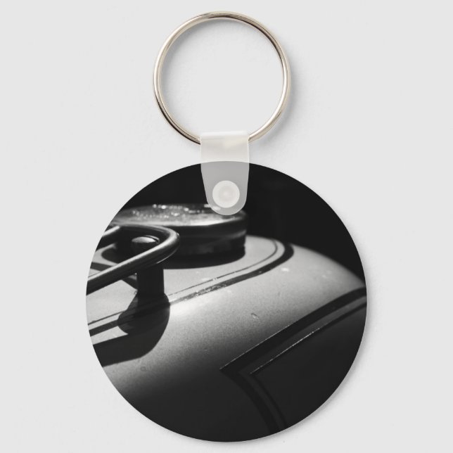 Classic Triumph Motorcycle Key Ring (Front)