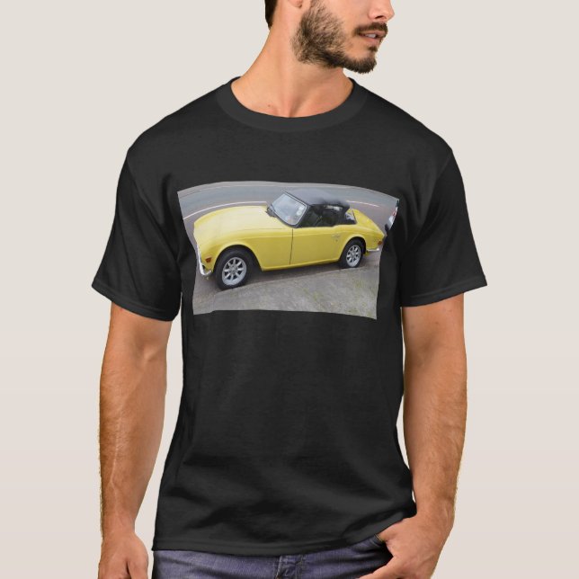Classic Triumph TR6 Sportscar T-Shirt (Front)