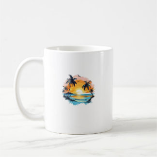 Classic Tropical Sunset Mug – Design