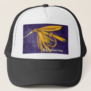 Classic Trout Fly Hat "Big Yellow May"