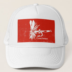 Classic Trout Fly Hat "Royal Coachman in Red"