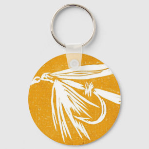 Classic Trout Fly Keychain