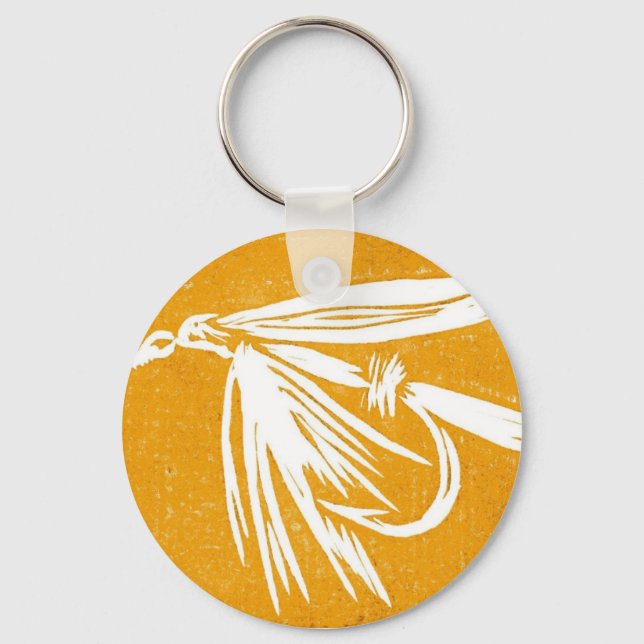 Classic Trout Fly Keychain (Front)