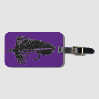 Classic Trout Fly Matuka streamer Luggage Tag
