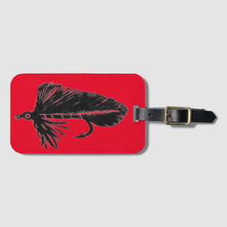 Classic Trout Fly Matuka streamer Luggage Tag