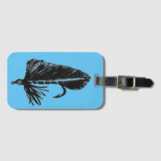 Classic Trout Fly Matuka streamer Luggage Tag