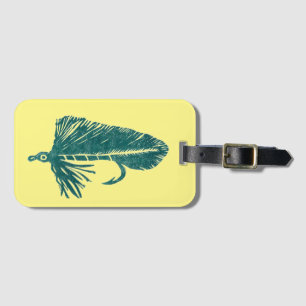 Classic Trout Fly Matuka streamer Luggage Tag
