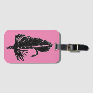 Classic Trout Fly Matuka streamer Luggage Tag