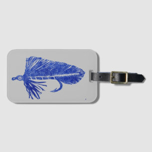 Classic Trout Fly Matuka streamer Luggage Tag