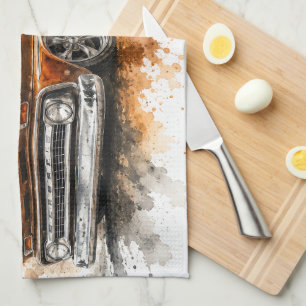 Classic Truck Kitchen Towel