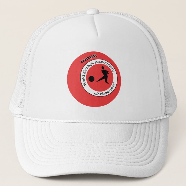 Classic Trucker Hat with World Kickball Assoc (Front)