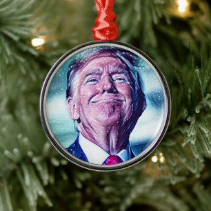 Classic Trump Metal Ornament