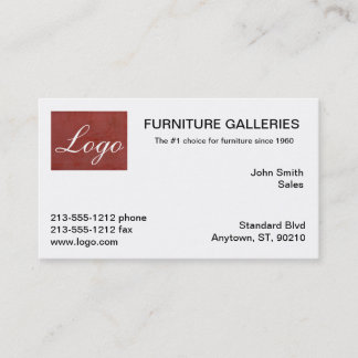 Classic Tuscan Red Logo Business Cards