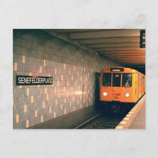 Classic U-Bahn @Senefelderplatz Postcard