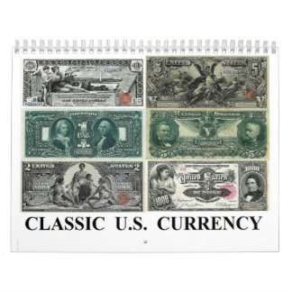 Classic U. S. Currency 2027 Calendar