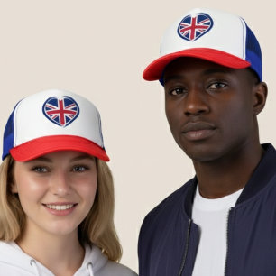 Classic UK Union Jack British Flag Trucker Hat