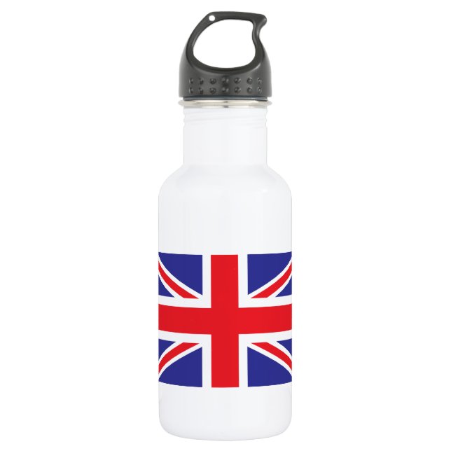 Classic Union Jack British(UK) Flag 532 Ml Water Bottle (Front)