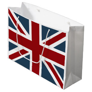 Classic Union Jack Flag Customised Large Gift Bag