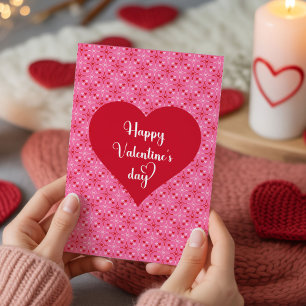 Classic Valentine Hearts Love Greeting Card