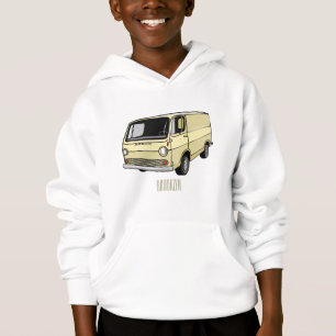 Classic van cartoon illustration