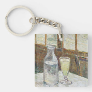 Classic Van Gogh Paris Cafe Absinthe Art Key Ring