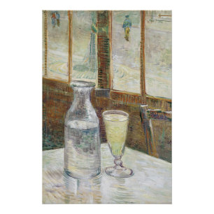 Classic Van Gogh Paris Cafe Absinthe Art Poster
