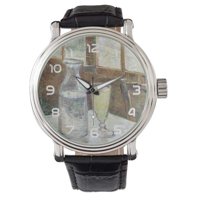 Classic Van Gogh Paris Cafe Absinthe Art Watch (Front)