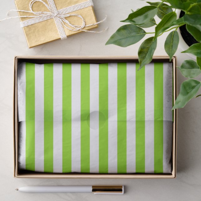 Classic Vertical Multi-Width Stripe Seamless Patte Tissue Paper (Gift)