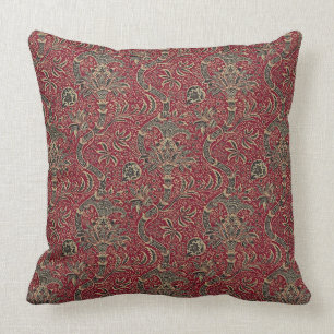 Classic Victorian Floral Design Cushion
