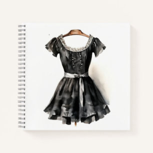 Classic Victorian Style: Little Black Dress LBD Notebook