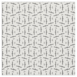 Classic Vintage Airplane Plane Fabric CUSTOM COLOR