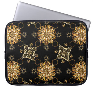 Classic vintage background. Traditional orient orn Laptop Sleeve