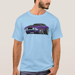 Classic Vintage Car Roadster Purple T-Shirt