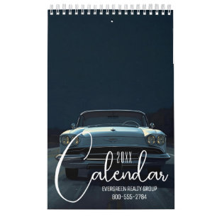 Classic Vintage Cars 2026 Calendar