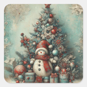 Classic Vintage Christmas Stickers