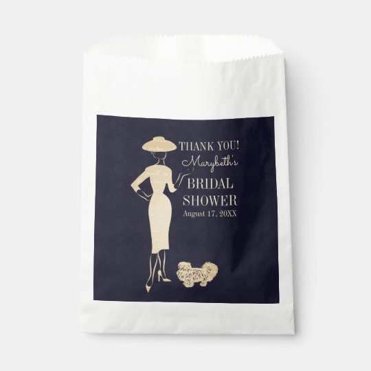 Classic Vintage Fashion Bridal Shower Favour Bags