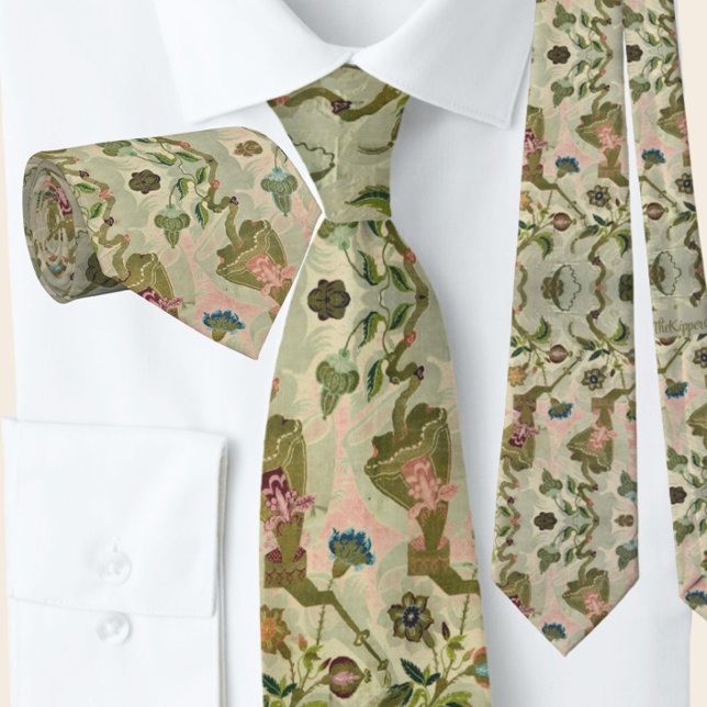 Classic Vintage French Floral Pattern Tie (Creator Uploaded)