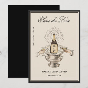 Classic Vintage Illustration Invitation