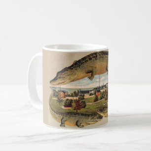 Classic Vintage Key West Alligator Mug