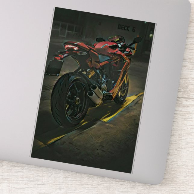 classic vintage motorcycle gift (Detail)