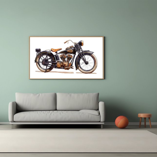 Classic Vintage Motorcycle Poster (Creator Uploaded)